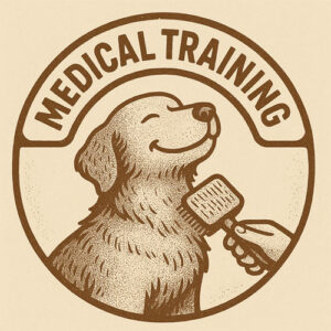 🐾 Medical Training – Entspannt bei Pflege & Tierarzt