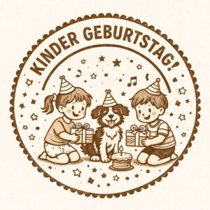 Kindergeburtstag in der Hundeschule Schnüffelnase